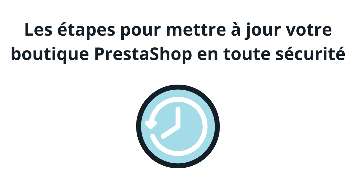 prestaShop maj en toute sécurité