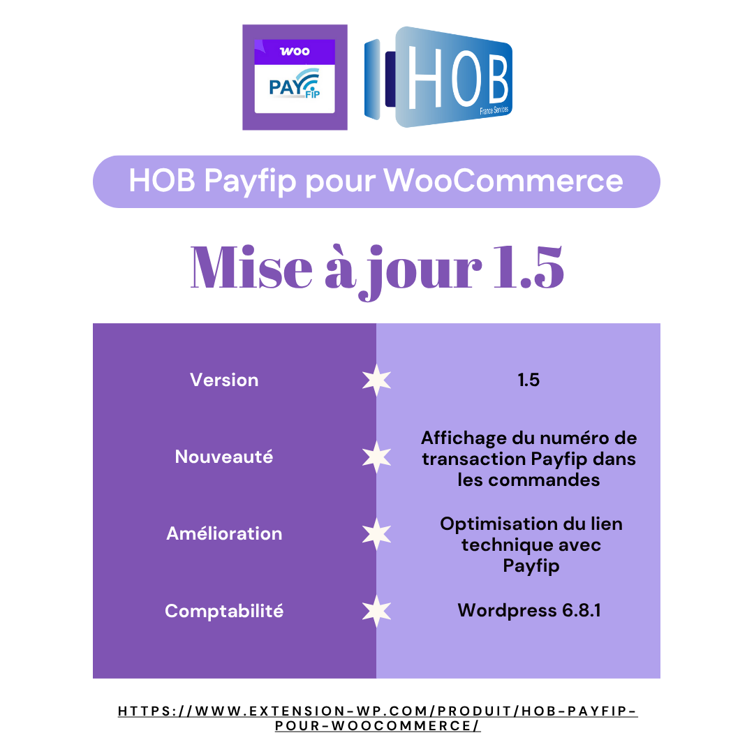 hob payfip woocommerce